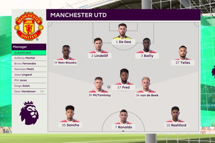 曼晚用FIFA22模拟切尔西战曼联:卢卡库替补建功 B费助攻桑乔绝平